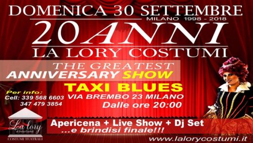 LA LORY COSTUMI FESTEGGIA 20 ANNI 520x294 - 30/09/2018 The Greatest Anniversary SHOW